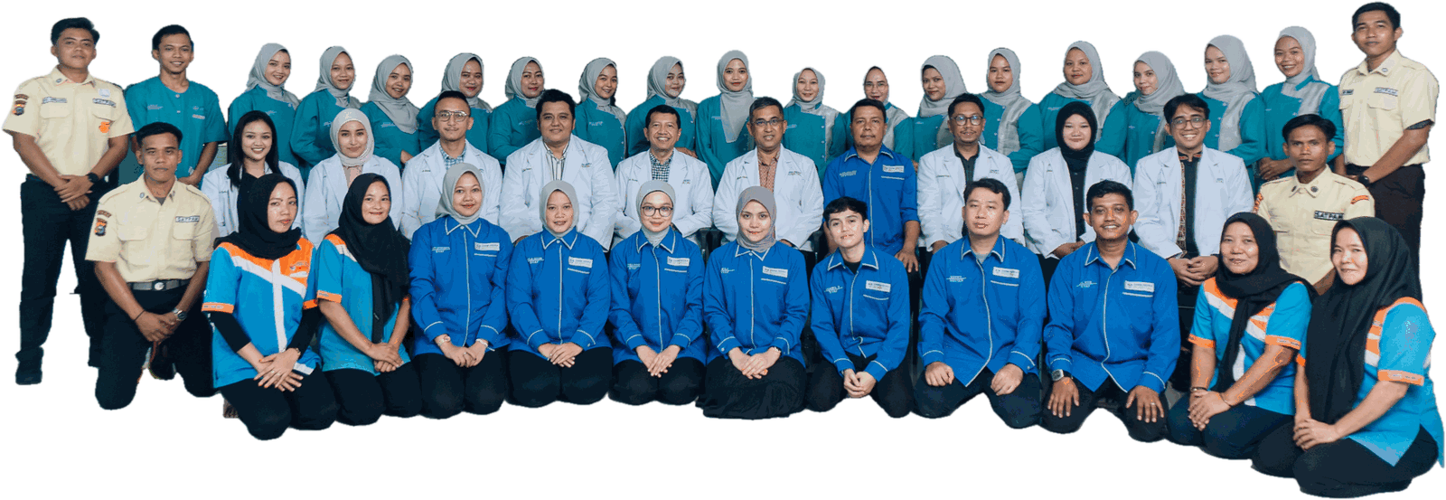 Seluruh staf Zahra Medika Hospital — dokter, perawat, bidan, dan tim pendukung
